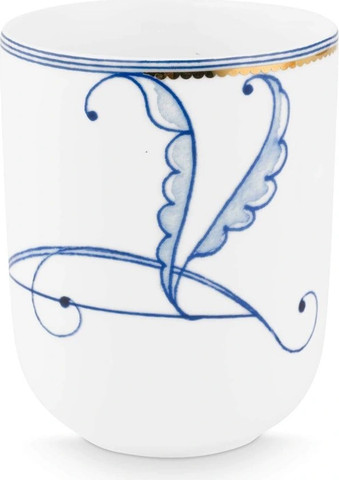 מאג פורצלן כחול לבן 400 מל The Blue Bird מבית PIP STUDIO