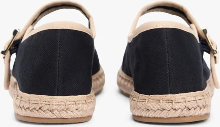 נעלי בובה טומי הילפיגר Canvas Mary Jane Espadrilles נשים - טומי הילפיגר - Black