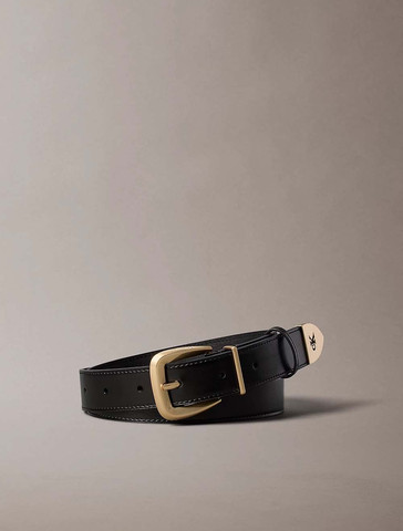 חגורה קלווין קליין HW End Tip Buckle 30mm Belt נשים - קלווין קליין - Black