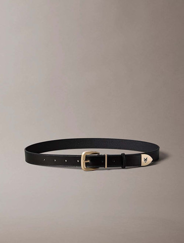 חגורה קלווין קליין HW End Tip Buckle 30mm Belt נשים - קלווין קליין - Black