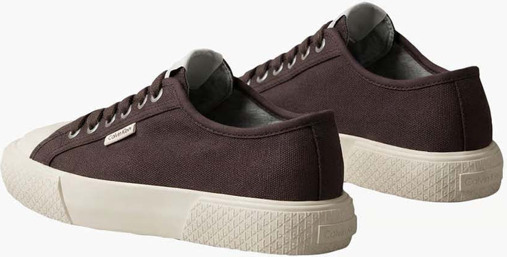 נעלי קלווין קליין Logo Sneaker נשים - קלווין קליין - Brown