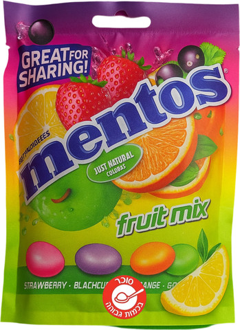 Mentos Fruits מנטוס סוכריות בטעמי פירות