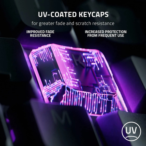 מקלדת גיימינג Razer Ornata V3 - מקשים דלוקיים מסוג Mecha-Membrane - צבע שחור