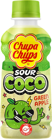 Chupa Chupa Sour Apple משקה צופה חמוץ בטעם תפוח