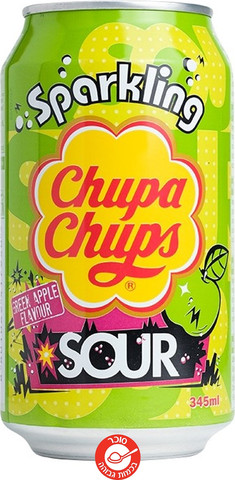 Chupa Chupa Sour Apple צ'ופה צ'ופס משקה תוסס בטעם תפוח חמוץ