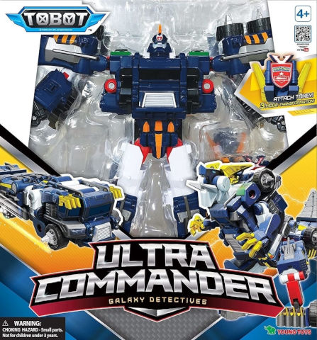 טובוט ULTRA COMMANDER אולטרה קומנדר - רובוט TOBOT לוחם גדול שמשנה צורה למשאית או לדינוזאור