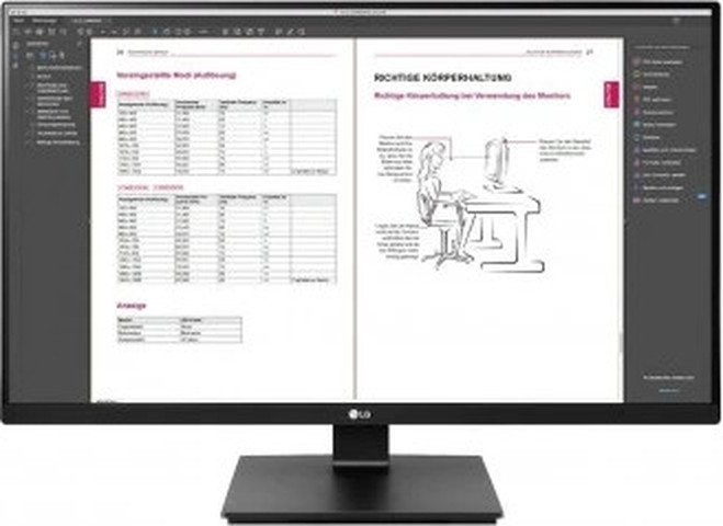 מסך מחשב LG TFT 27" 27BN65Q-B QHD 75Hz IPS