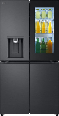 מקרר 4 דלתות - 842 ליטר LG אל ג'י GR-930BINS נירוסטה מושחרת
