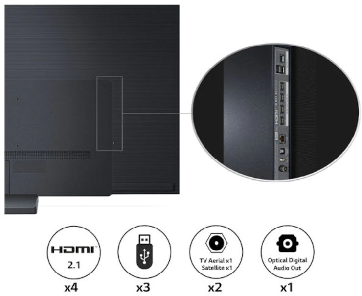 טלוויזיה חכמה 77" LG OLED evo אל ג'י OLED77C26LA