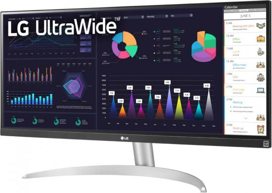 מסך מחשב LG UltraWide UWFHD LED IPS 29'' FreeSync - לבן