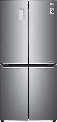 מקרר 4 דלתות - 530 ליטר LG אל ג'י GR-B618S נירוסטה מוברשת 