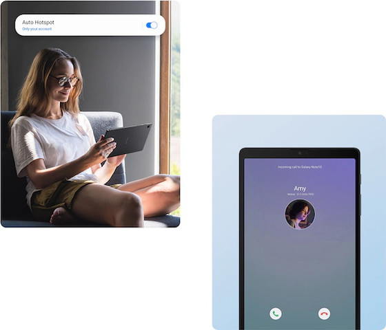 טאבלט 8.7" Samsung Galaxy Tab A7 Lite סמסונג SM-T220 32GB/3GB Wifi סילבר