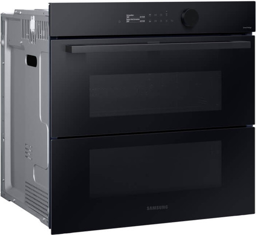 תנור בנוי פירוליטי דו תאי- 76 ליטר Samsung סמסונג 5Series Dual Cook Flex Simple Steam NV7B5755SAK