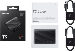 כונן SSD נייד SAMSUNG T9 1.0TB USB3.2 GEN2X2 MU-PG1T0B