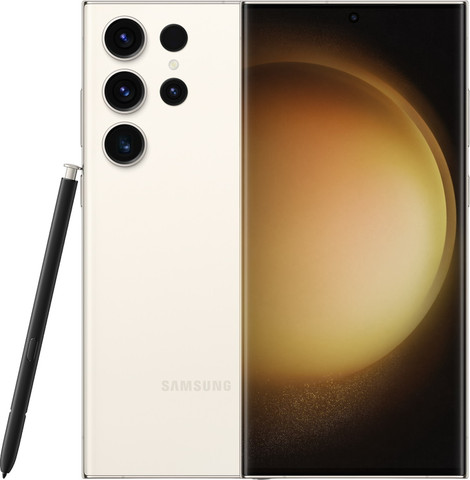 טלפון סלולרי 6.8" Samsung Galaxy S23 Ultra סמסונג SM-S918 256GB/12GB בז