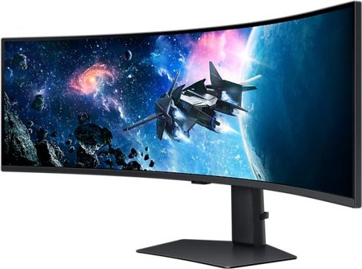 מסך מחשב קעור Samsung Odyssey G9 49" Ultra-Wide DQHD 240Hz 1ms - צבע שחור