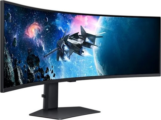 מסך מחשב קעור Samsung Odyssey G9 49" Ultra-Wide DQHD 240Hz 1ms - צבע שחור