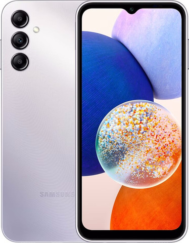 טלפון סלולרי 6.6" Samsung Galaxy A14 סמסונג 128GB/4GB SM-A145F/DS כסוף
