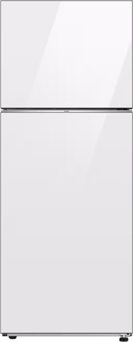 מקרר מקפיא עליון - 470 ליטר Samsung סמסונג BeSpoke RT48CB6626WH זכוכית לבנה