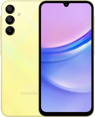טלפון סלולרי 6.5 Samsung Galaxy A15 סמסונג SMA155 256GB8GB צהוב