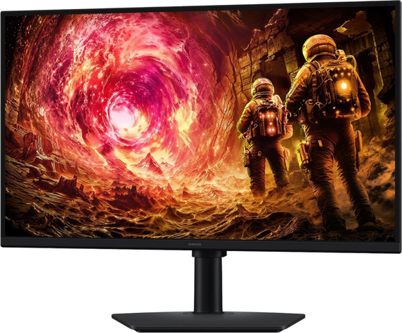 מסך גיימינג Samsung Odyssey G5 מסך 27" QHD IPS קצב רענון 180Hz - צבע שחור - תומך G-Sync ו-FreeSync