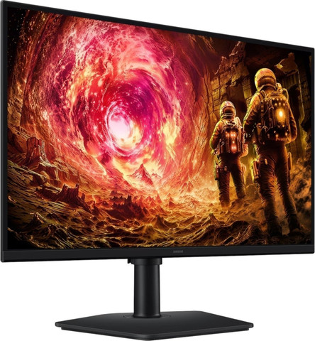 מסך גיימינג Samsung Odyssey G5 מסך 27" QHD IPS קצב רענון 180Hz - צבע שחור - תומך G-Sync ו-FreeSync