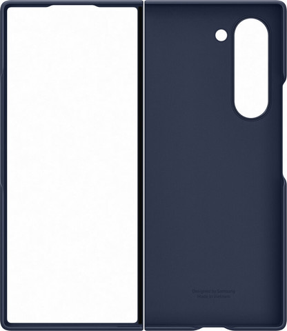 כיסוי קשיח כולל מקום ייעודי ל-S Pen למכשירי Samsung Fold6 סמסונג Z Fold6 S-Pen Case - כחול נייבי
