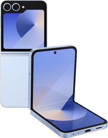 טלפון סלולרי מתקפל 6.7" + 3.4" Samsung Galaxy Z Flip6 סמסונג SM-F741B 512GB/12GB כחול