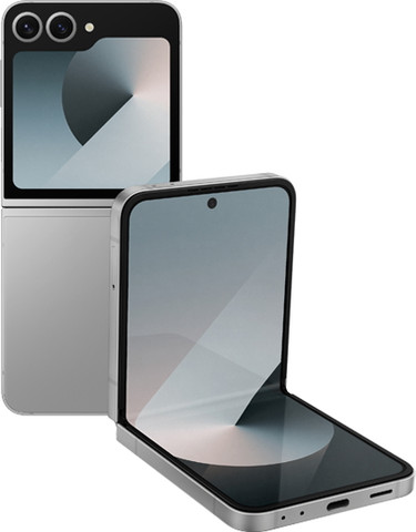 טלפון סלולרי מתקפל 6.7" + 3.4" Samsung Galaxy Z Flip6 סמסונג SM-F741B 256GB/12GB סילבר כהה