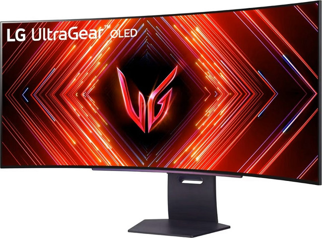 מסך מחשב גיימינג קעור LG "45 WQHD OLED אל ג'י UltraGear OLED - 45GS95QE-B