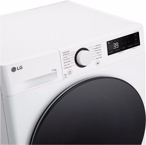 מכונת כביסה פתח חזית - 11 ק"ג LG אל ג'י WF11114WBB