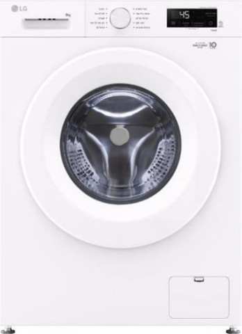 מכונת כביסה 8 ק"ג LG VB8014WH