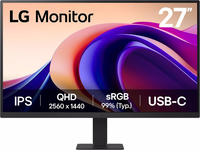 מסך מחשב 27" QHD ‏LG אל ג'י 27U631A-B