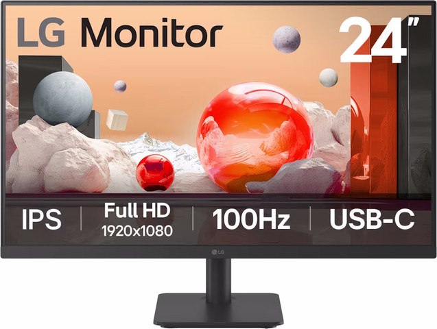 מסך מחשב 24" FHD ‏LG אל ג'י 24MS530B-B