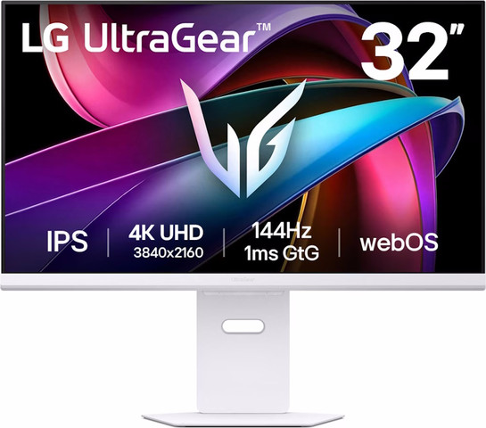מסך מחשב גיימינג 32" UHD ‏LG אל ג'י 32G810SA-W