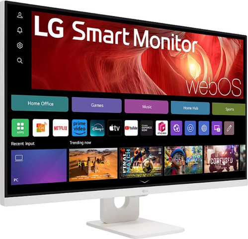 מסך מחשב חכם 31.5" 4K UHD ‏LG אל ג'י Smart Monitor 32U721SA-W