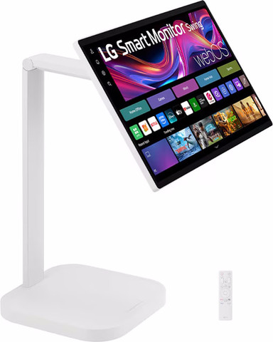מסך מחשב חכם 31.5" 4K UHD ‏LG אל ג'י Smart Monitor Swing 32U889SA-W