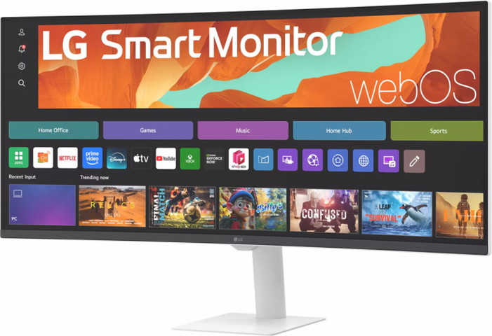 מסך מחשב קעור 34" ‏LG אל ג'י 34U601SA-W
