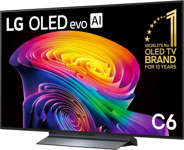 טלוויזיה חכמה LG 55" Oled EVO OLED55C66LA 120Hz 4K webOS26