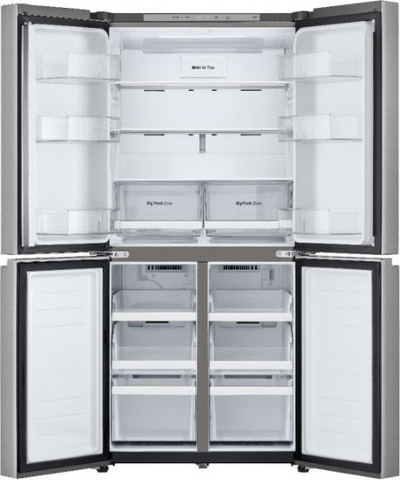 מקרר 4 דלתות 530 ליטר LG GR-B628BE נירוסטה