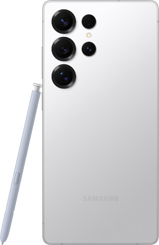 טלפון סלולרי 6.9" Samsung Galaxy S25 Ultra סמסונג SM-S938B 256GB/12GB Titanium White Silver