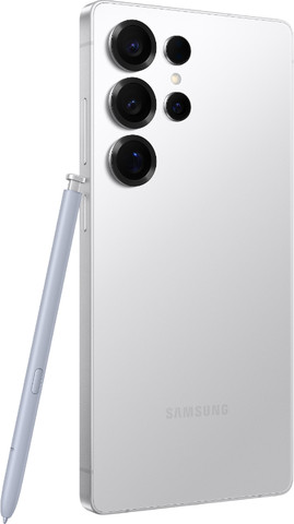 טלפון סלולרי 6.9" Samsung Galaxy S25 Ultra סמסונג SM-S938B 256GB/12GB Titanium White Silver