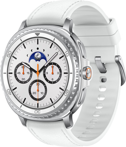 שעון חכם 46 מ"מ Samsung Galaxy Watch8 Classic סמסונג L500 Classic BT46 Watch8 לבן