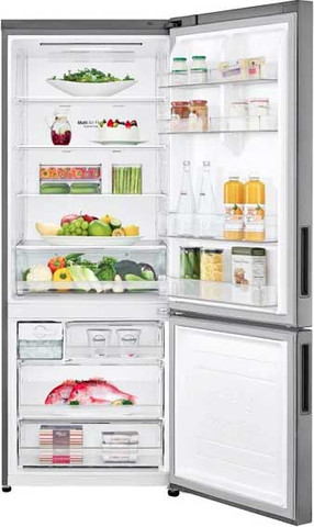 מקרר מקפיא תחתון 462 ליטר LG GR-B479BF נירו'