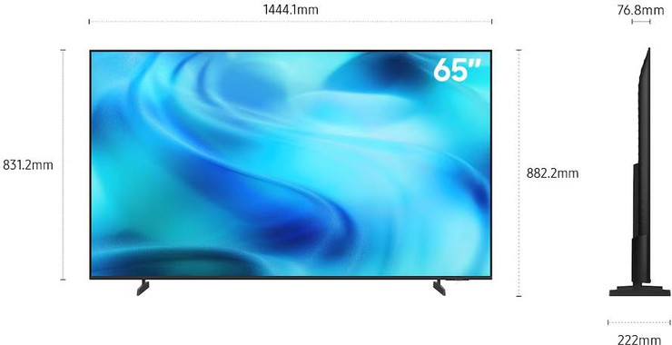טלוויזיה חכמה 65" Samsung 4K UHD סמסונג Crystal UHD UE65U8000HUXIL