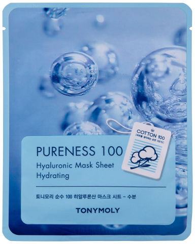 PURENESS 100 מסכת כותנה - חומצה היאלורונית