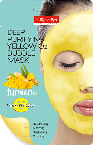 מסכת בועות כורכום TURMERIC