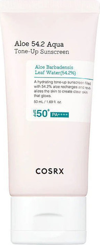 קרם הגנה טון אפ על בסיס מי אלוורה SPF50
