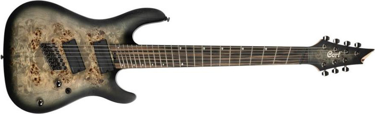 גיטרה חשמלית 7 מיתרים CORT KX507MS SDB Fishman Fluence HH