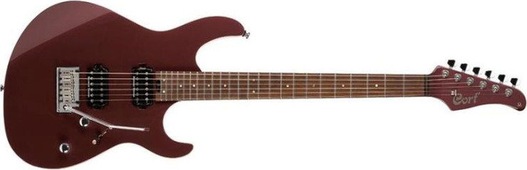 גיטרה חשמלית CORT G300PRO VVB Seymour Duncan SH2N & TB4 Vivid Burgundy